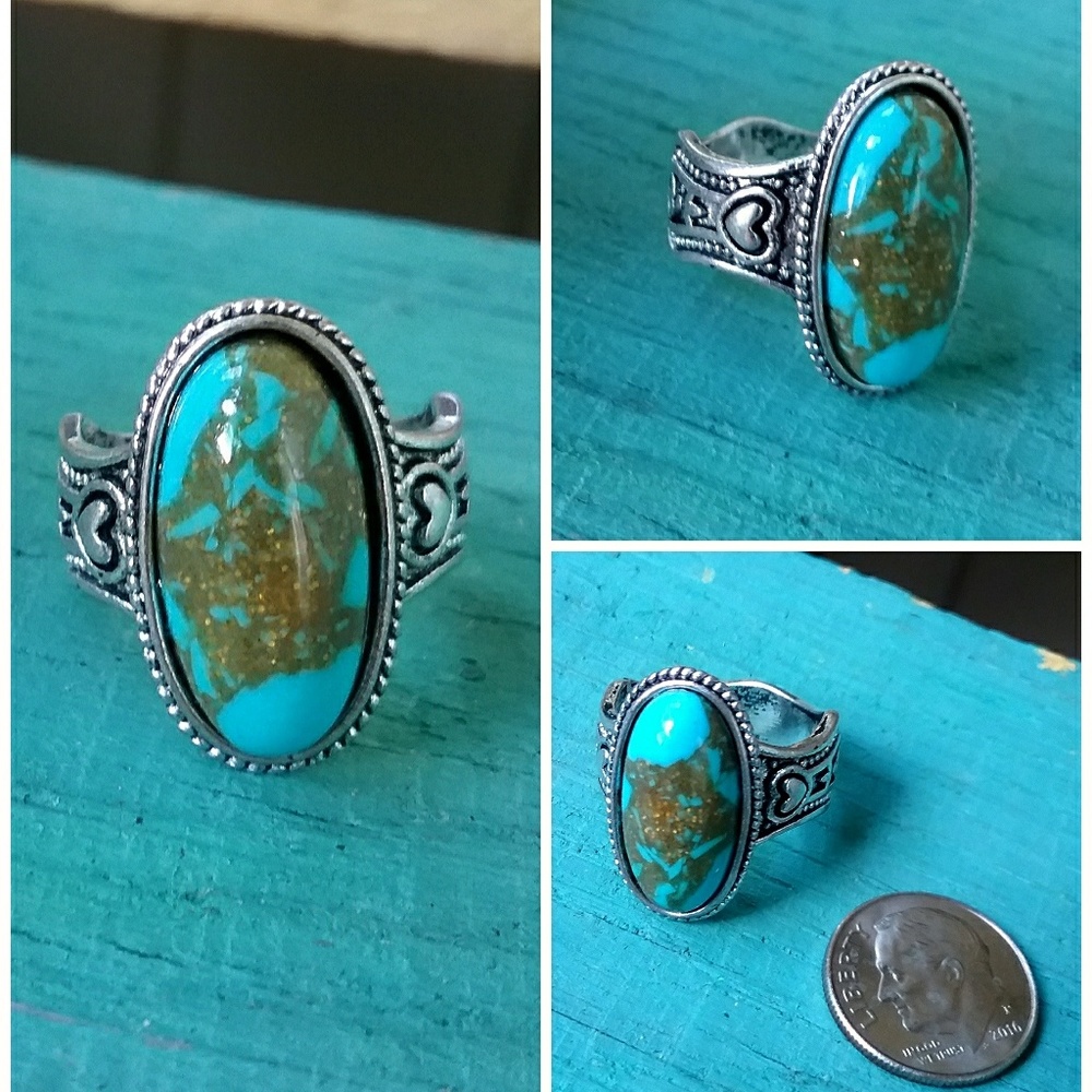 Turquoise Howlite Vintage Inspired …